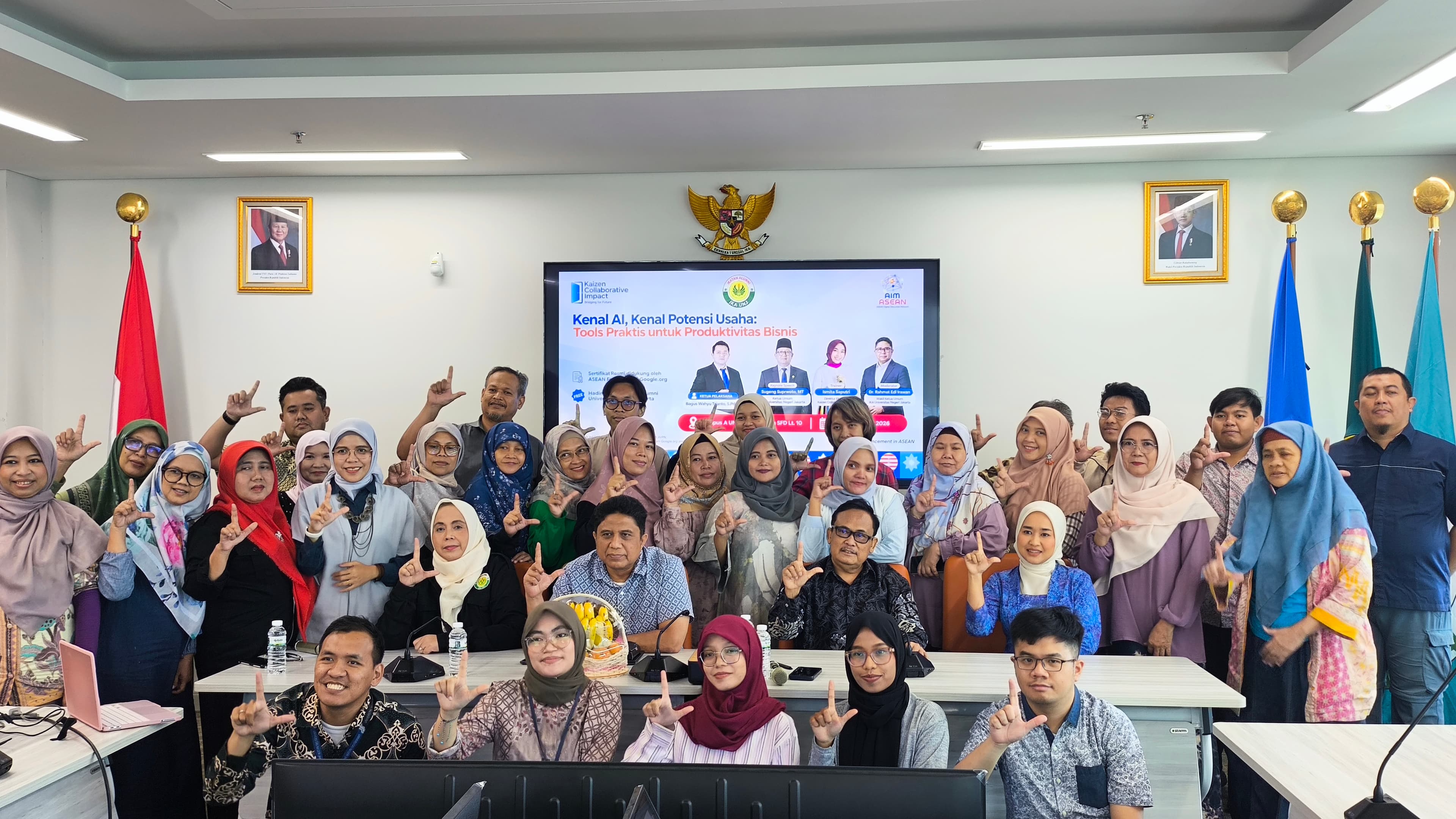 IKA UNJ dan Kaizen Collaborative Impact Bekali UMKM dengan Keterampilan Praktis Memanfaatkan AI untuk Produktivitas Usaha