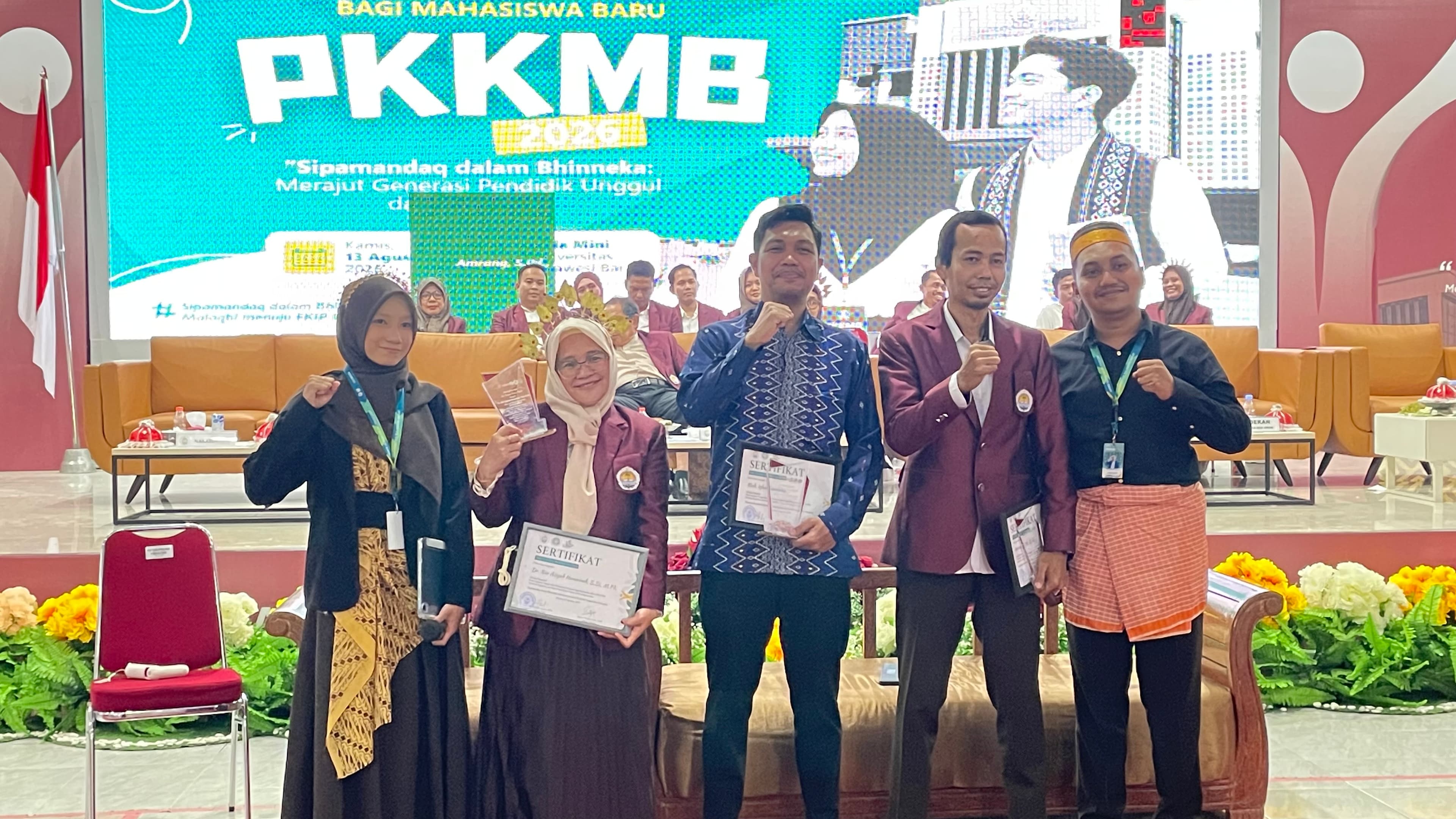 Foto artikel: PKKMB FKIP Unsulbar 2026: Master Trainer Kaizen Collaborative Impact Membekali 700 Mahasiswa Baru Fundamental berpikir AI dan Strategi Bisnis